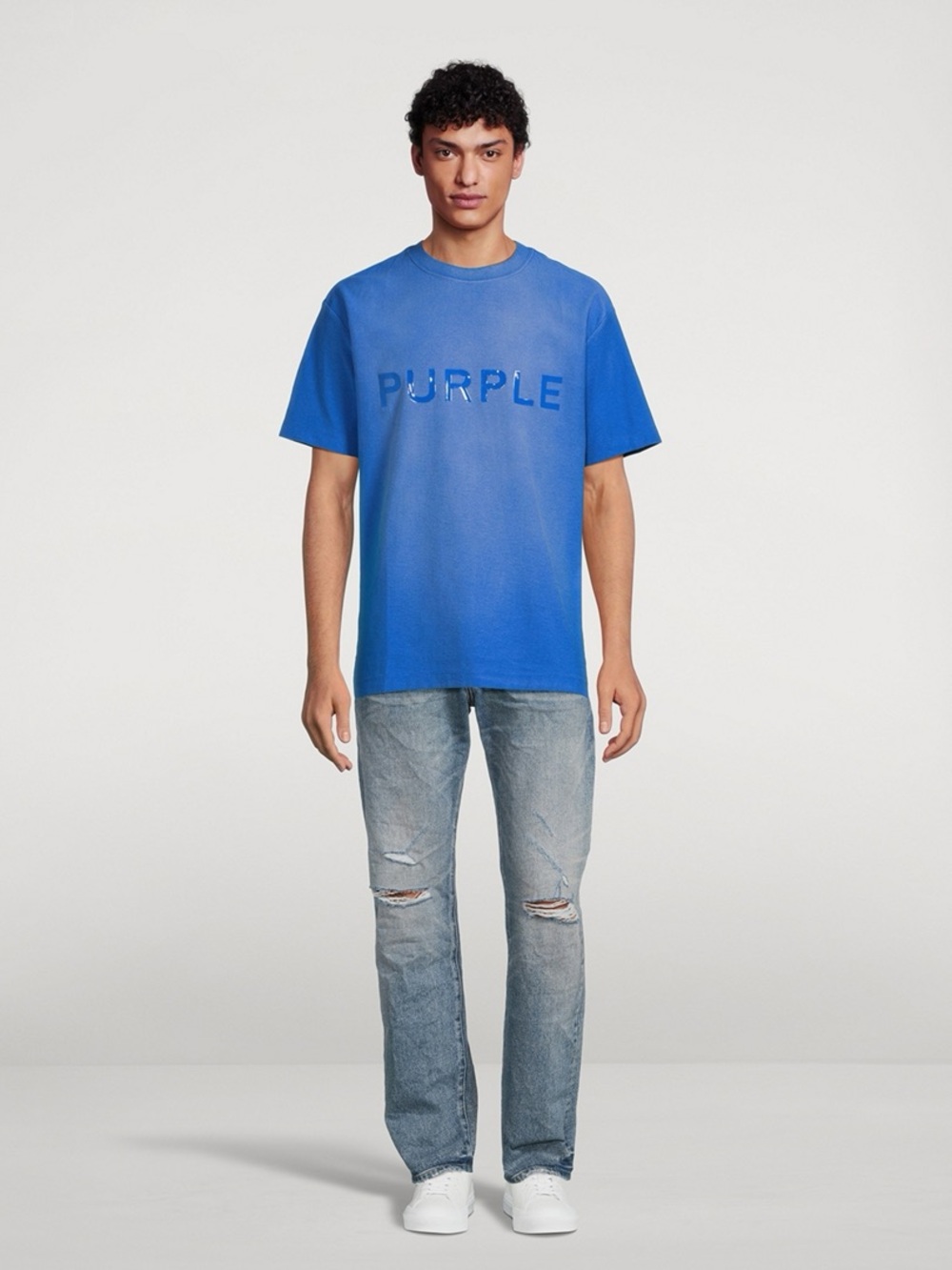 Purple Brand Cotton Jersey Logo T-Shirt